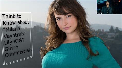 lily from at&t in bikini|Why You Dont See Many Milana Vayntrub AT&T Ads Anymore